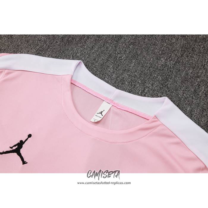 Chandal del Paris Saint-Germain Jordan 2024-2025 Manga Corta Rosa - Pantalon Corto